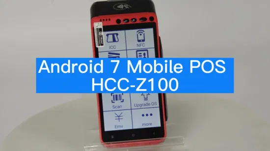 전자 금전 등록기를 갖춘 Android 지문 스캐너 Pay EMV + PCI POS 시스템(HCC